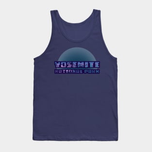 Yosemite National Park Retro Text Logo Tank Top